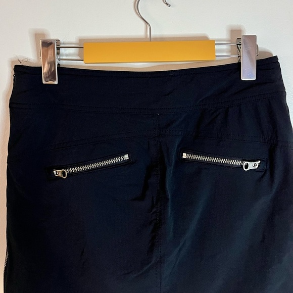 Athleta Black Zip Pocket Athletic Skort Women’s Size 2 Lightweight Performance - Picture 10 of 16